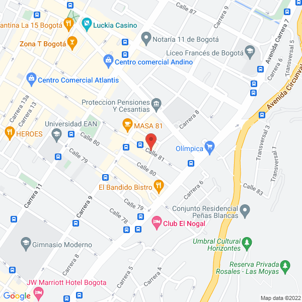 Map of Shaa Bar Oxigeno