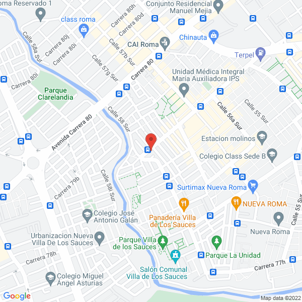Map of Consultorio Odontologico Sonident