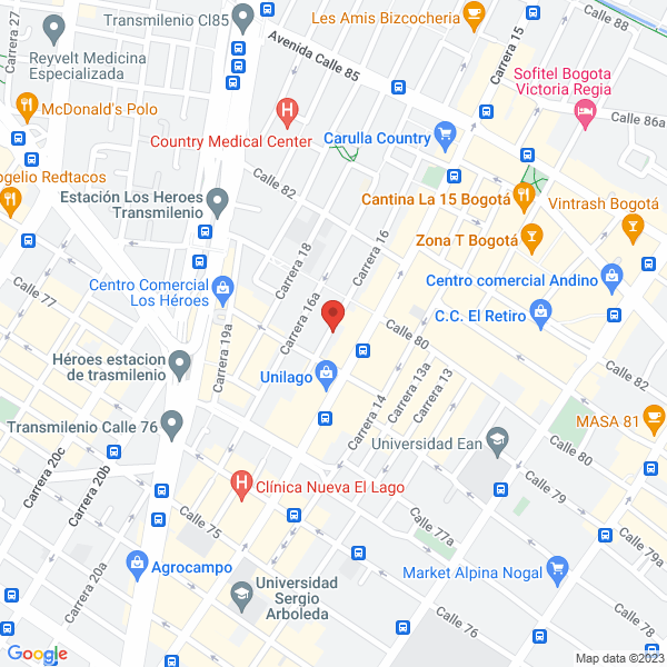 Map of Emunah Soluciones En Recursos Humanos Sas