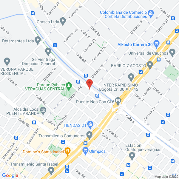 Map of Aterfo Group S.A.S