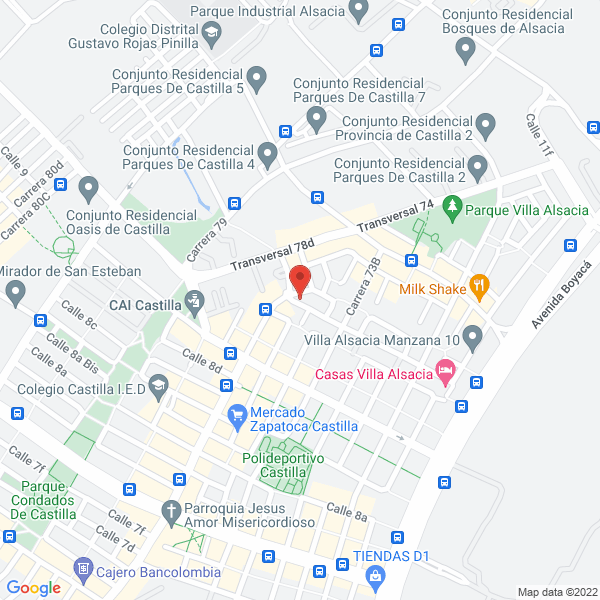 Map of Torres Gómez Sandra Milena