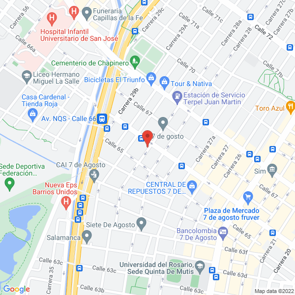 Map of Almacén Y Taller J C