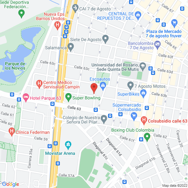 Map of Full Service Mt