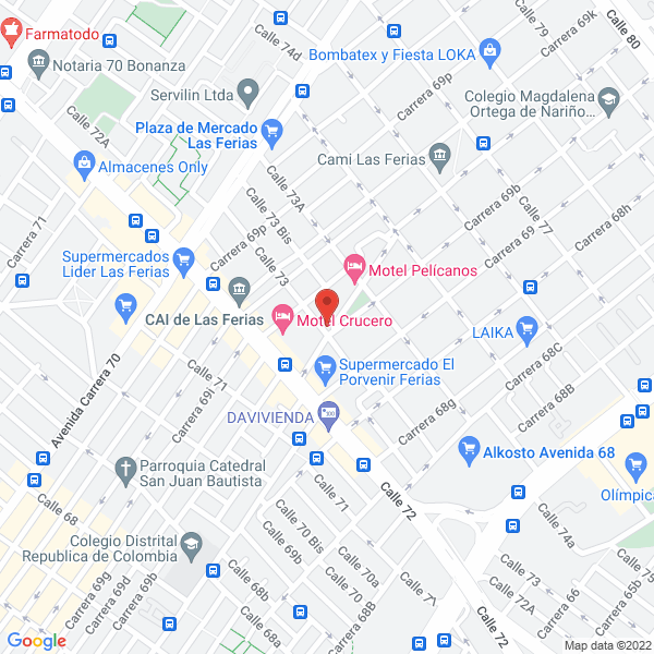 Map of Sólo Para Ellos