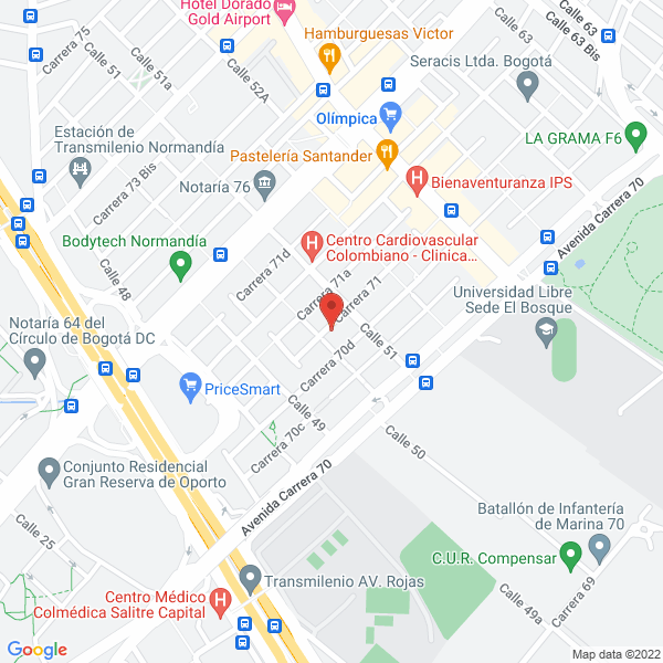 Map of A T M Internacional Ltda