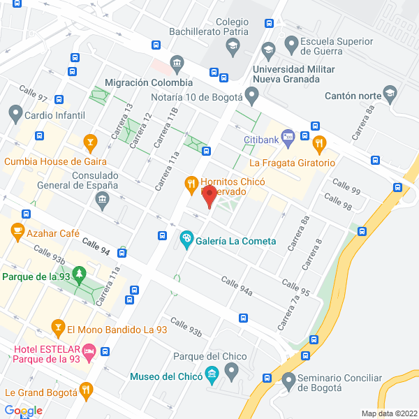 Map of Ciru Country Servicios Medicos S.A.S.