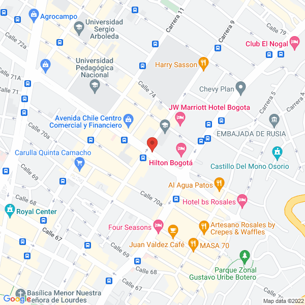 Map of Edificio Vision 72 S A