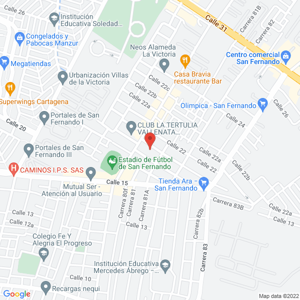 Map of El Rincon De Lujo En Accesorios