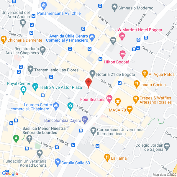Map of Embajada De La República De Indonesia