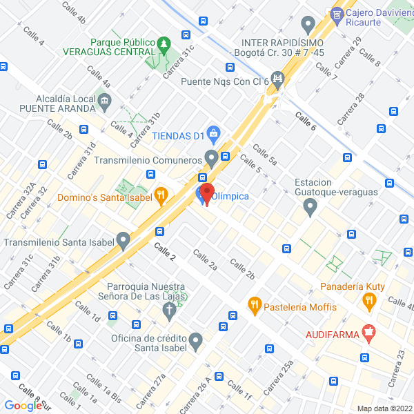 Map of Tropical Spa