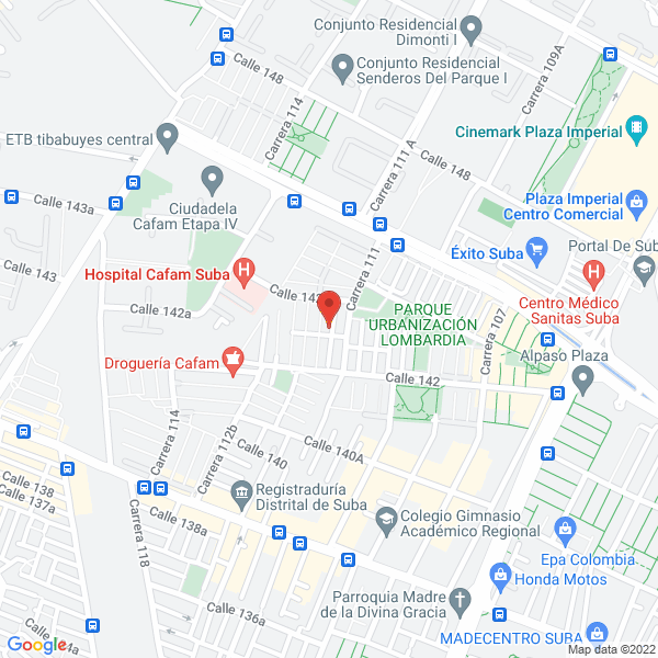 Map of Oranssi Consultorías Integrales