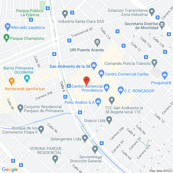Map of Belleza Y Salud Martha Higuita