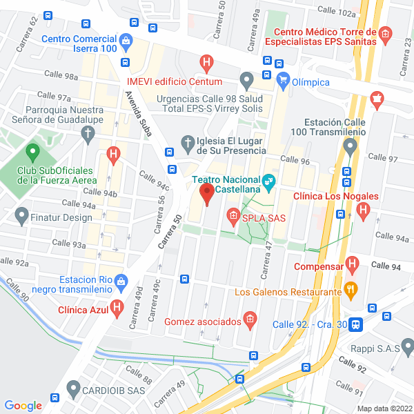 Map of Elección Confiable Sas