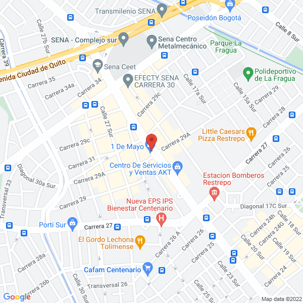Map of Biction Mf