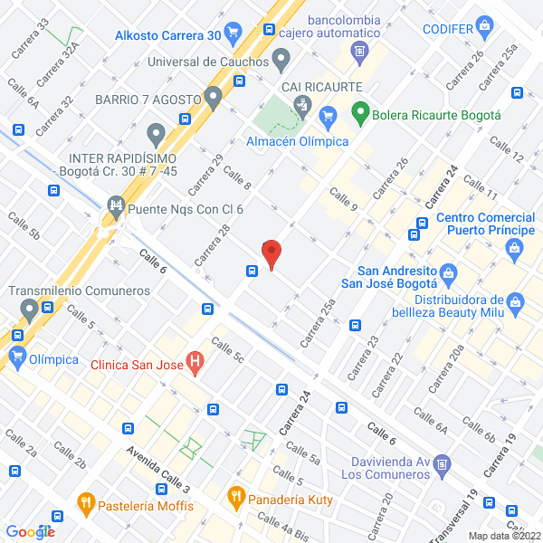 Map of Inversores Electrónicos De Soldadura Y Electromecánica Sas