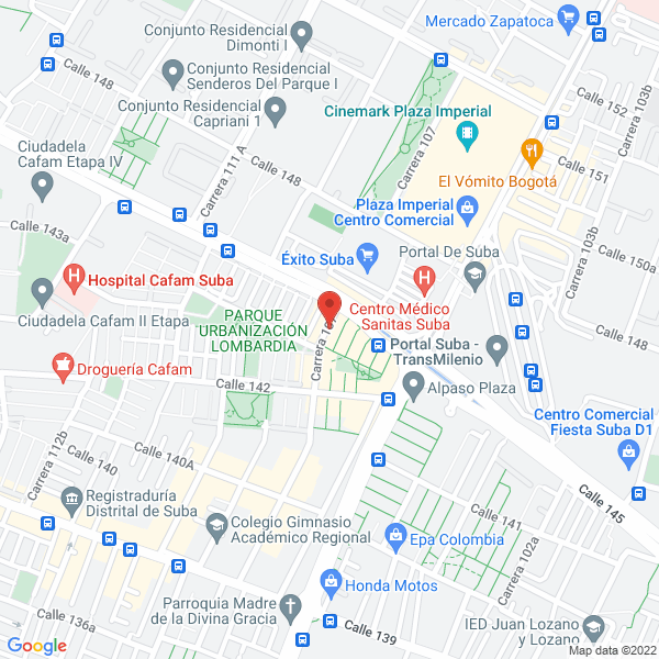 Map of Clínica Veterinaria Animales Felices
