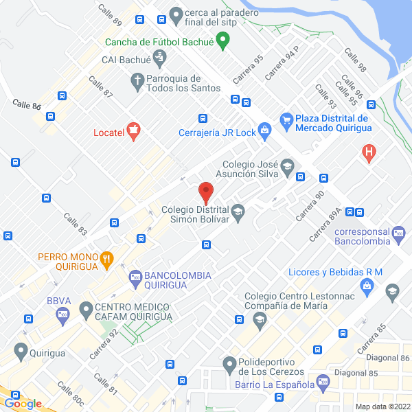 Map of Servicio Y Alimentos Arias