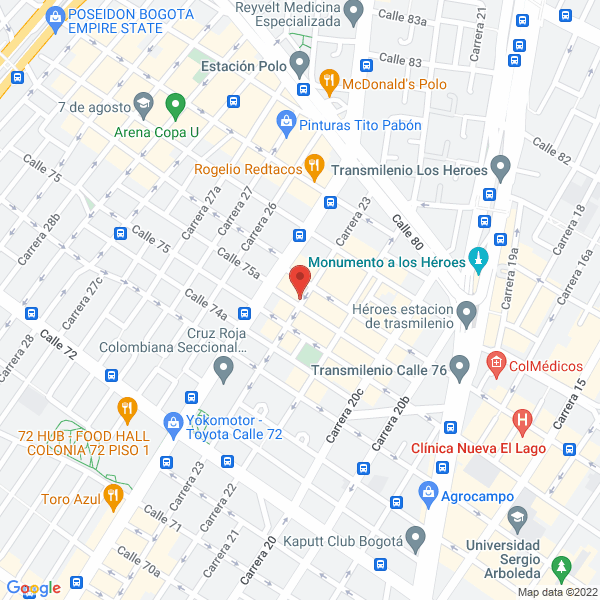 Map of Fidelautos Pineda