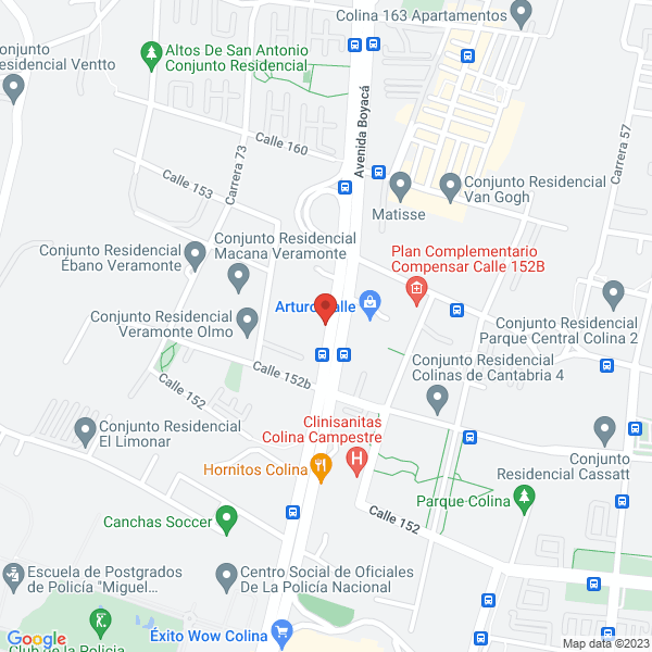 Map of Mayorga Zambrano Cesar Augusto