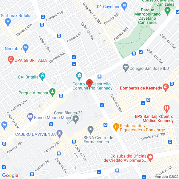 Map of Sueño Ceramica