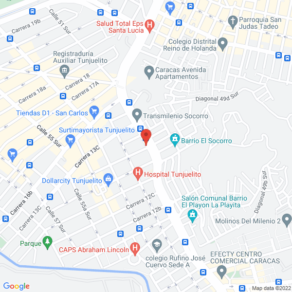 Map of Universal De Boceles