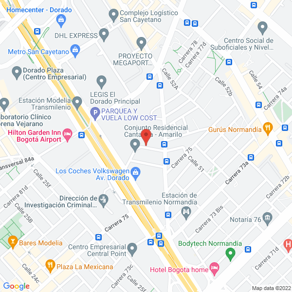 Map of Universal De Lentes Oftálmicos Ltda