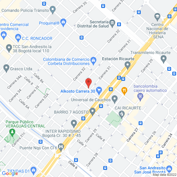 Map of Universal De Sales S.A.S