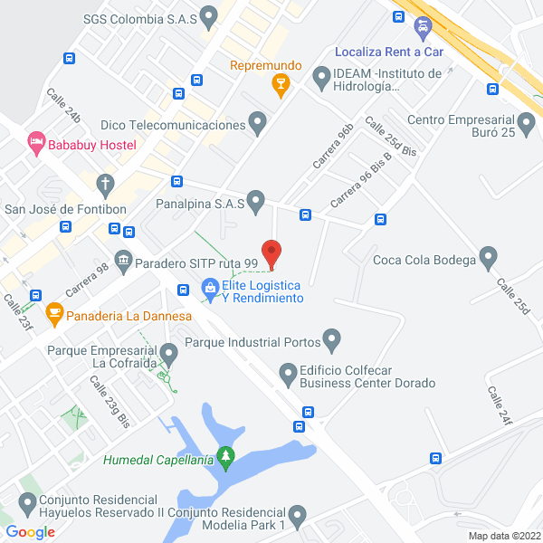 Map of Vanymuebles Ltda.