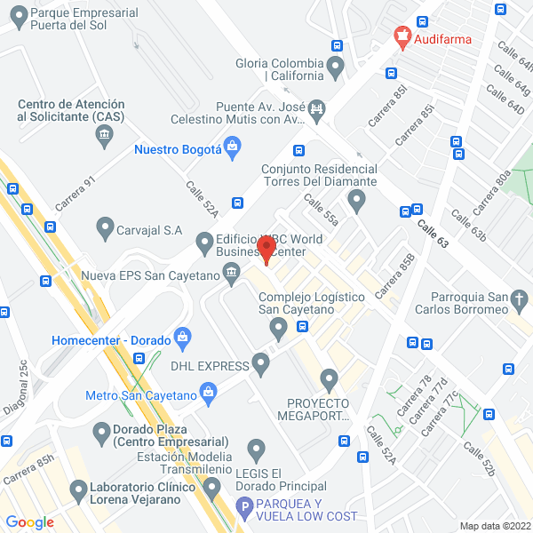 Map of Venhart Artesanias