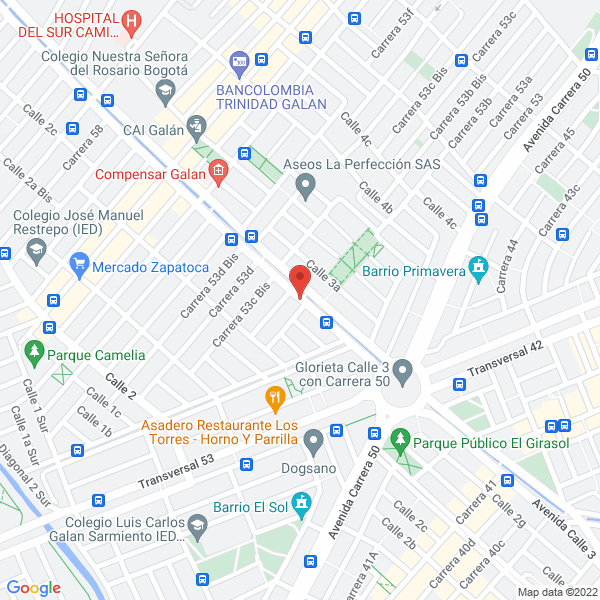 Map of Veterinaria El Festival Canino