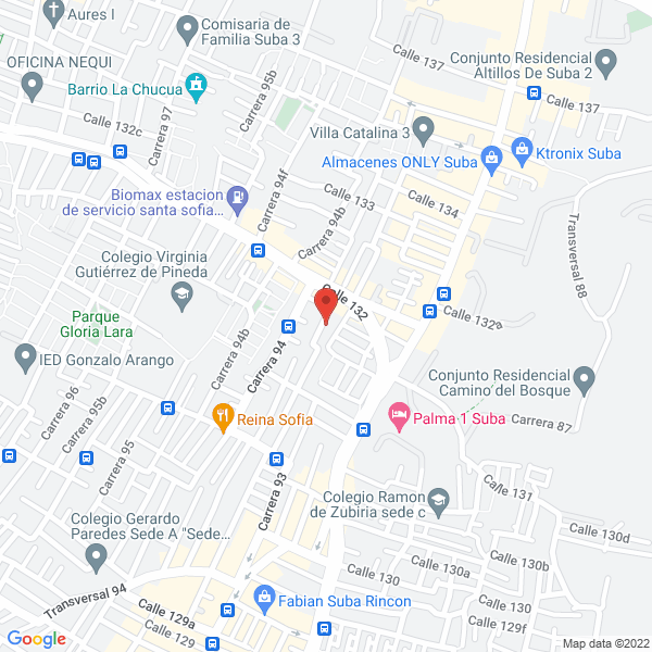 Map of Utensilios Mortero