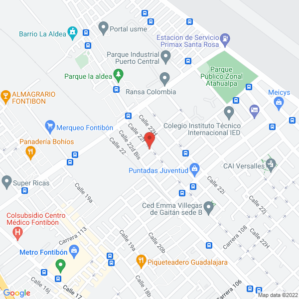 Map of Variedades Mariela