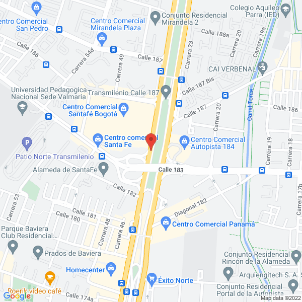 Map of Video Sonido Del Norte