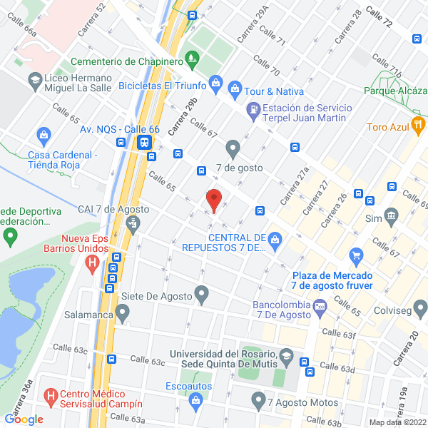 Map of Vidrios