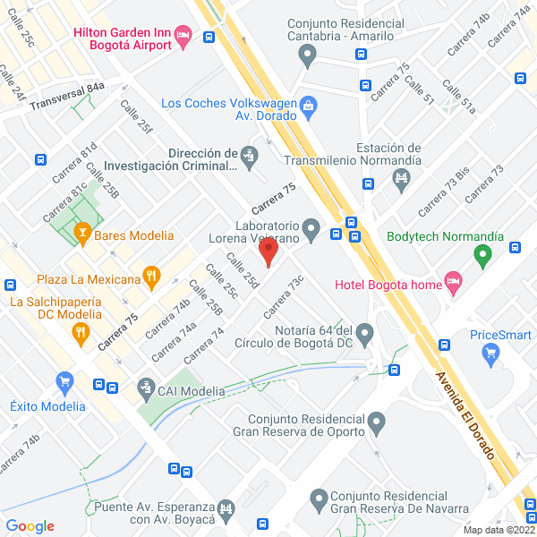 Map of Vital Dental