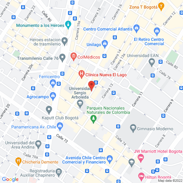 Map of Wamacol Ltda.