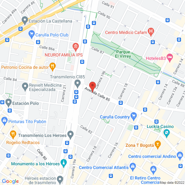 Map of Yettu Consulting Services Sas