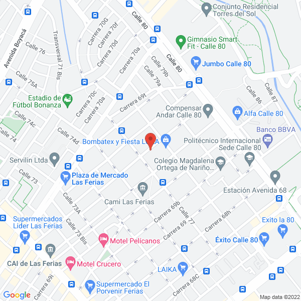 Map of Yiolkoss International Ltda.