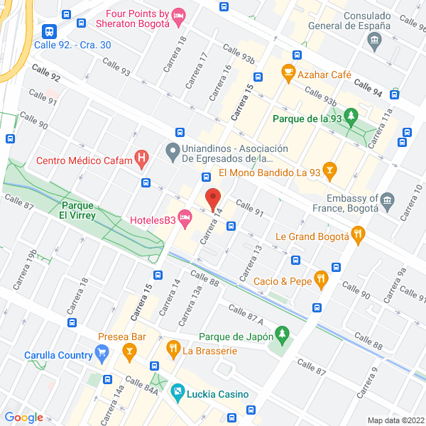 Map of Yoya Representaciones Transglobal