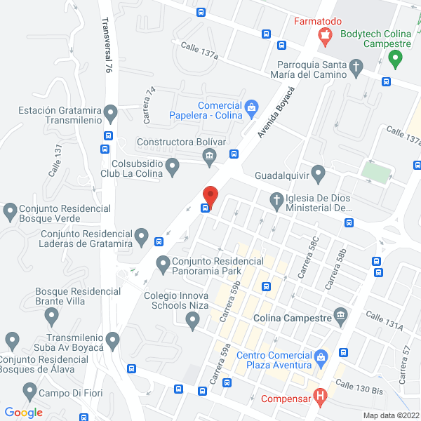 Map of Certificaciones De Alturas