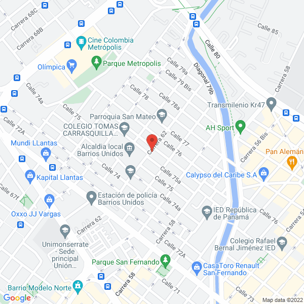 Map of Abacuc Banderas
