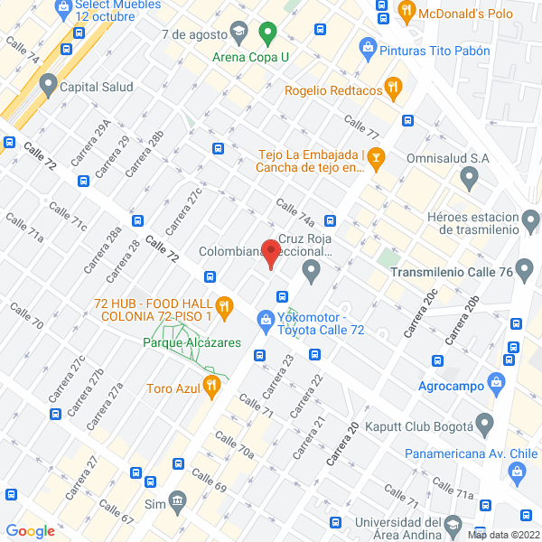 Map of Industria Medica Colombiana Sas