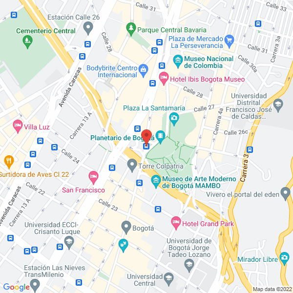 Map of Hnn Arango & Cia S C A
