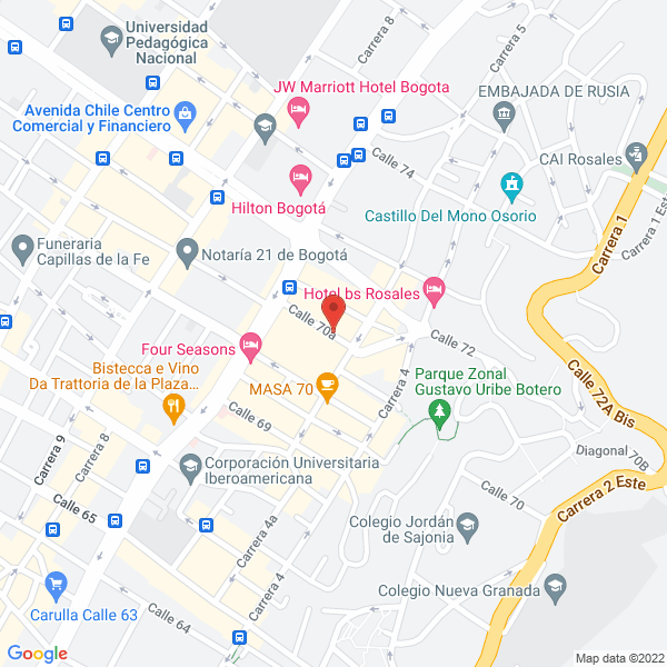 Map of Desarrollos Inmobiliarios Santa Isabel S A S