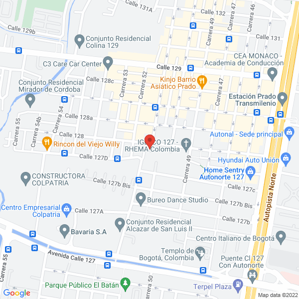 Map of Comercializadora Zagus C I Ltda