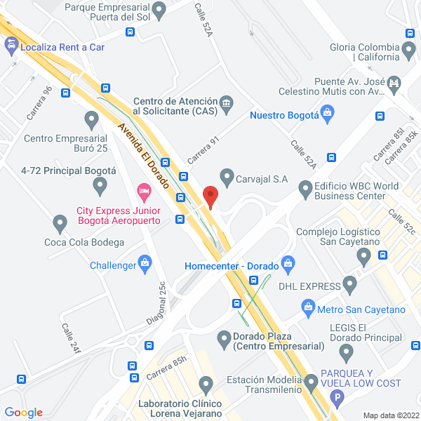 Map of Educactiva Sas