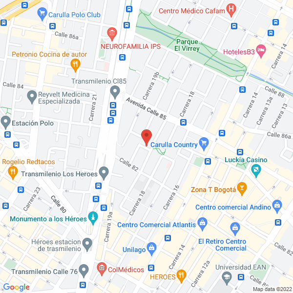 Map of Anzg Ltda