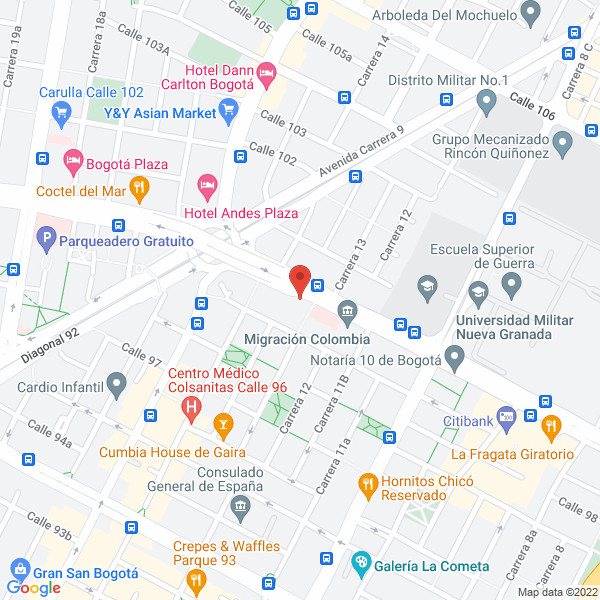 Map of Mss Seidor Colombia S A S
