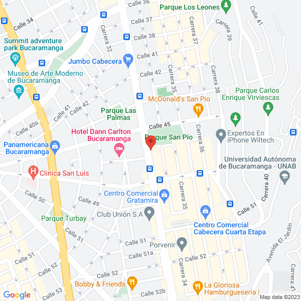 Map of Fundanción Santanderena De Diabetes Y Obesidad