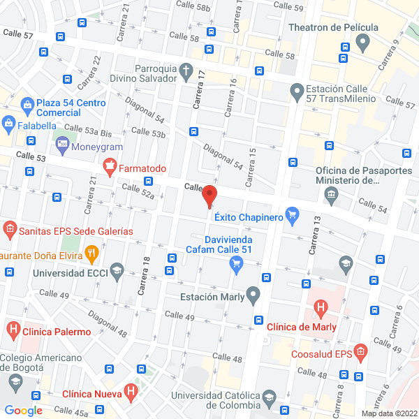 Map of Decoraciones Clami